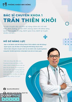 Phòng Khám Chuyên Khoa Nhi Đồng - Bác Sĩ Trần Thiên Khôi Bình Tân Hồ Chí Minh