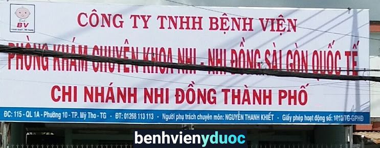 Phòng Khám Chuyên Khoa Nhi - Nhi Đồng Sài Gòn Quốc tế Mỹ Tho Tiền Giang