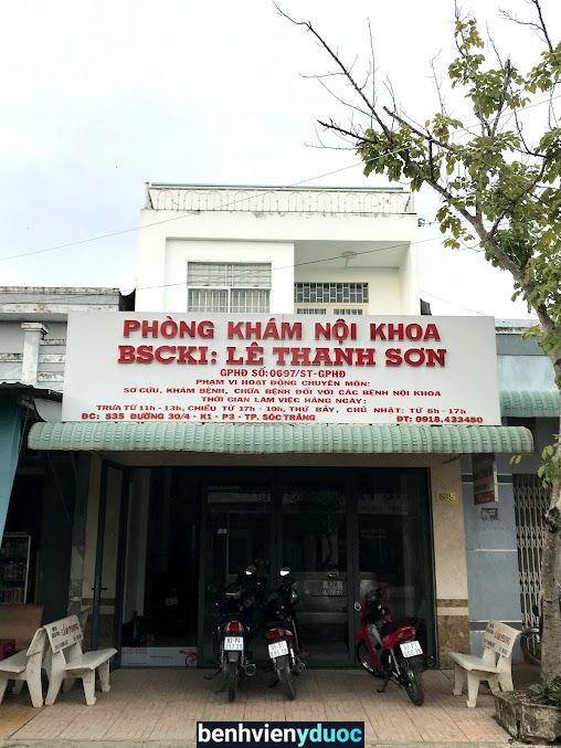 Phòng khám Chuyên khoa Nội Tâm Thần Kinh BSCKI. Lê Thanh Sơn Sóc Trăng Sóc Trăng