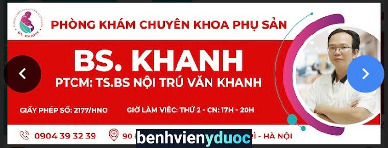 Phòng Khám Chuyên Khoa Phụ Sản Bs Khanh Thanh Trì Hà Nội