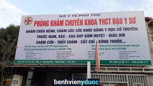 Phòng khám chuyên khoa y học cổ truyền đạo y sư Tam Nông Phú Thọ