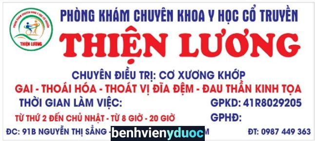 Phòng khám chuyên khoa y học cổ truyền Thiện Lương Củ Chi Hồ Chí Minh