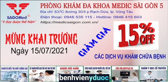 Phòng Khám Đa Khoa Medic Sài Gòn 5 Vũng Tàu Bà Rịa - Vũng Tàu