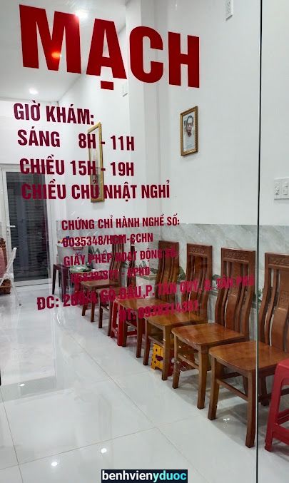 Phòng khám đông y Dược sư Tân Phú Hồ Chí Minh