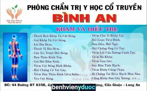 Phòng Khám Đông Y - Vật Lý Trị Liệu Bình An II Bến Lức Long An