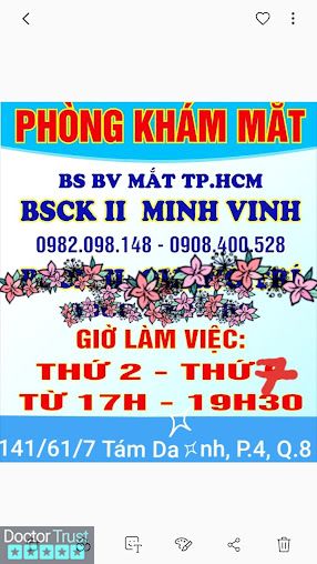 Phòng khám mắt quận 8 - BS BV MẮT TPHCM 8 Hồ Chí Minh