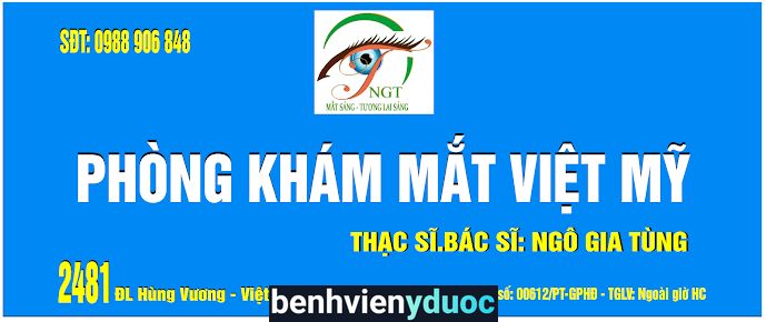 PHÒNG KHÁM MẮT VIỆT MỸ Việt Trì Phú Thọ