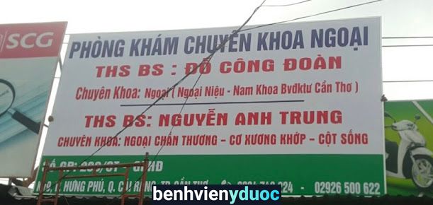 Phòng khám ngoại bs Nguyễn Anh Trung Cái Răng Cần Thơ