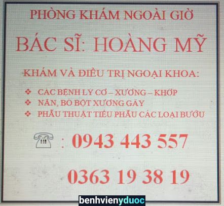 PHÒNG KHÁM NGOÀI GIỜ BÁC SĨ MỸ Trà Cú Trà Vinh