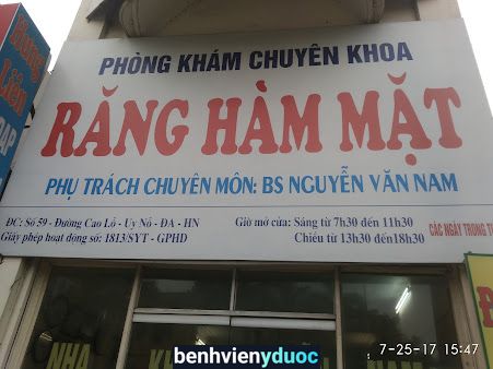 Phòng Khám Nha Khoa Đông Anh Hà Nội