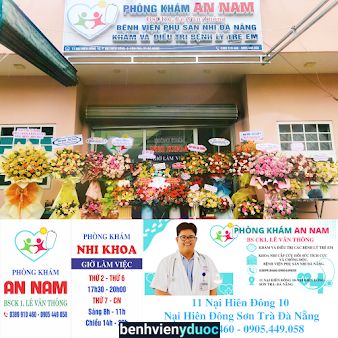 Phòng khám nhi An Nam-BsCK1 Lê Văn Thông- BV Phụ Sản Nhi Đà Nẵng Sơn Trà Đà Nẵng