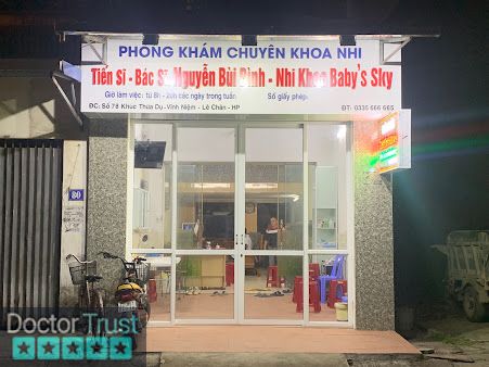 Phòng khám nhi Baby’s Sky - Tiến sĩ Bác sĩ Nguyễn Bùi Bình Lê Chân Hải Phòng