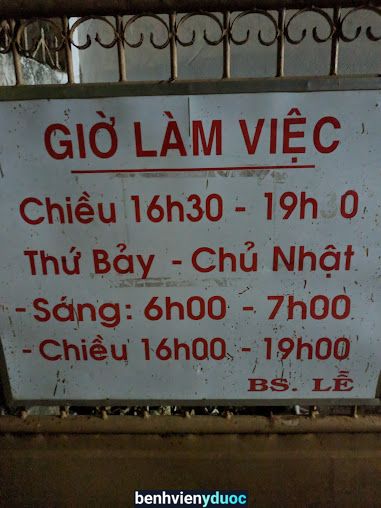 Phòng khám nhi bác sĩ Lễ Châu Đức Bà Rịa - Vũng Tàu