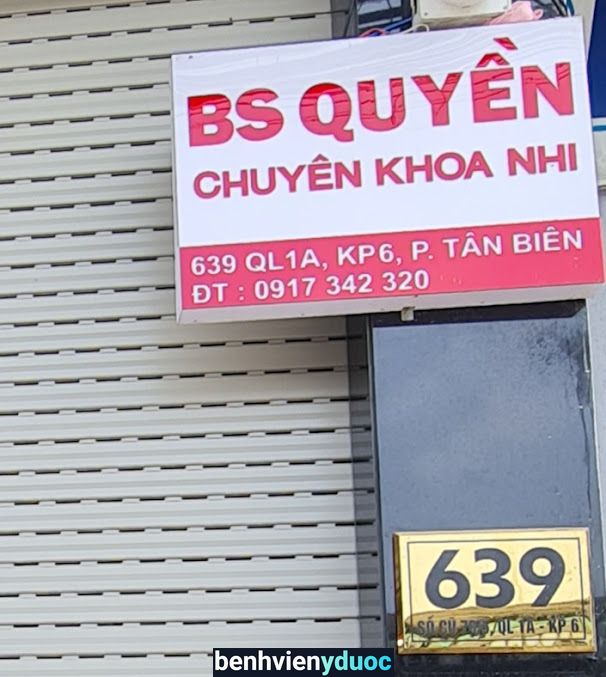 Phòng khám Nhi Bs Quyền