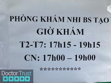 Phòng khám Nhi Bs Tạo Hải Châu Đà Nẵng