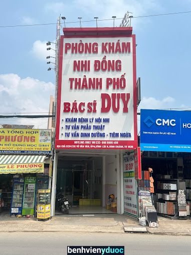 Phòng Khám Nhi Đồng Thành Phố - bs Duy Bình Chánh Hồ Chí Minh