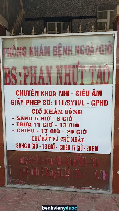 Phòng Khám Nhi Khoa - BS Phan Nhựt Tạo Tam Bình Vĩnh Long