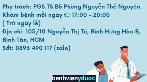 Phòng khám Nhi khoa Mỹ Mỹ - PGS TS BS Phùng Nguyễn Thế Nguyên Bình Tân Hồ Chí Minh