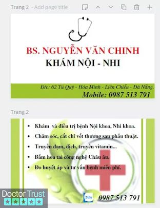 Phòng khám Nội Nhi - Bs. NGUYEN VAN CHINH Liên Chiểu Đà Nẵng