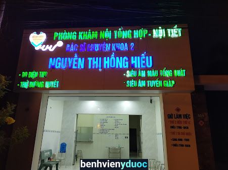 Phòng khám nội tiết - nội tổng hợp BSCK2 Nguyễn Thị Hồng Hiếu Gò Dầu Tây Ninh