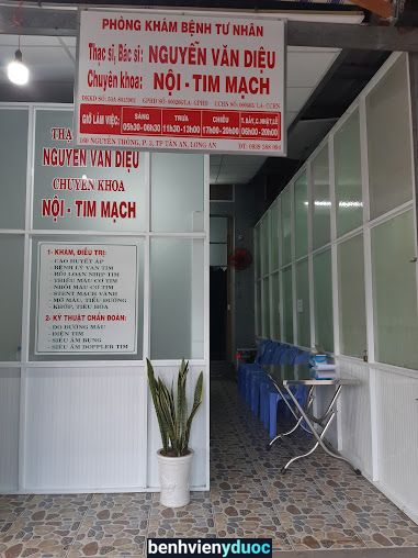 Phòng khám Nội - Tim mạch Thạc Sĩ Bác Sĩ NGUYỄN VĂN DIỆU