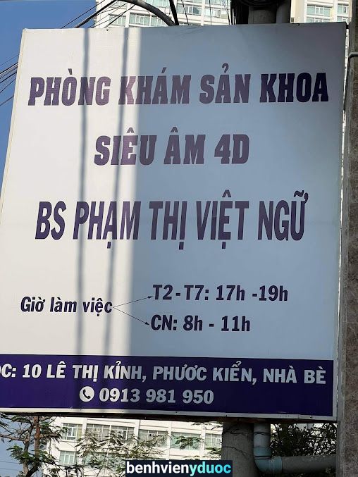 Phòng Khám Sản Khoa - Bs Phạm Thị Việt Ngữ Nhà Bè Hồ Chí Minh