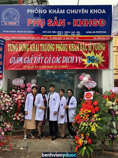 Phòng Khám Sản Phụ Khoa - Bác Sĩ Đoàn Thị Vượng Gia Lâm Hà Nội