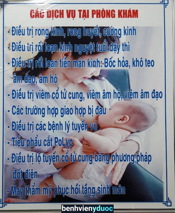 Phòng khám SẢN PHỤ KHOA-BS CK2 NGUYỄN THỊ MỸ NƯƠNG Vĩnh Long Vĩnh Long