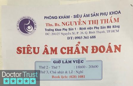 Phòng Khám Sản Phụ Khoa BS Nguyễn Thị Thắm Bình Thạnh Hồ Chí Minh