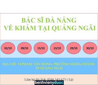 Phòng khám Sản Phụ Khoa BsCKI. Trần Anh Tiến Quảng Ngãi Quảng Ngãi