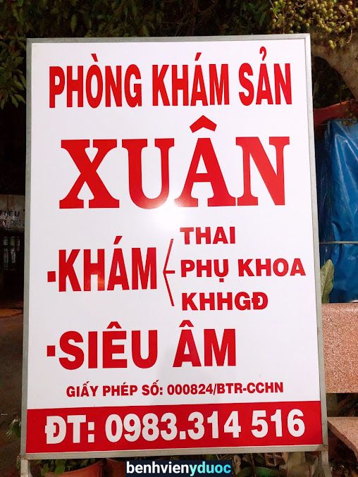 Phòng khám Sản Phụ Khoa - XUÂN Mỏ Cày Nam Bến Tre