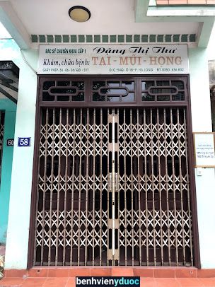 Phòng khám Tai - Mũi - Họng - BS Đặng Thị Thư