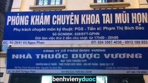 Phòng khám Tai mũi họng BS Đào Đống Đa Hà Nội