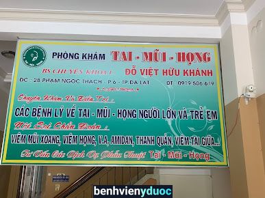 Phòng khám tai mũi họng BS Đỗ Việt Hữu Khánh Đà Lạt Lâm Đồng