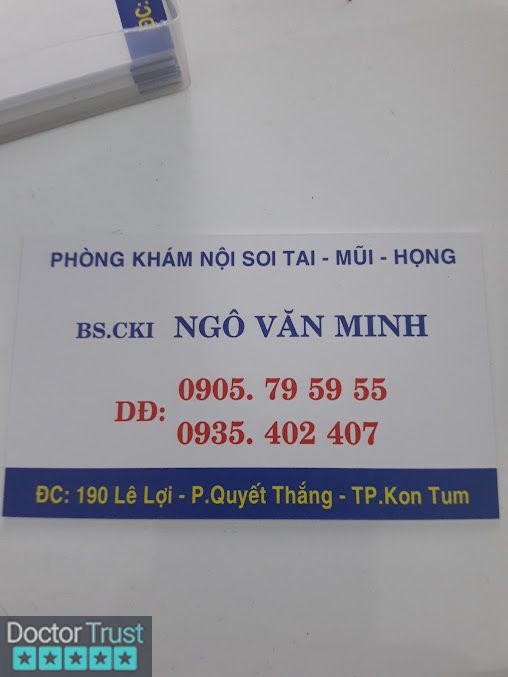 Phòng Khám Tai Mũi Họng Bs Ngô Văn Minh Kon Tum Kon Tum