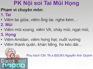 Phòng Khám Tai Mũi Họng BS. Nguyễn Anh Quỳnh Thuận Thành Bắc Ninh