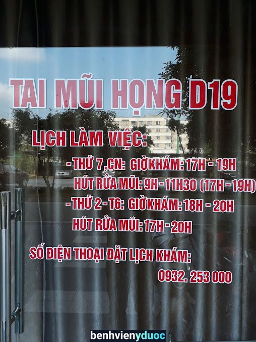 Phòng Khám Tai Mũi Họng D19