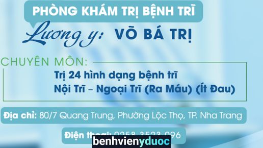 Phòng khám Trĩ Nha Trang Nha Trang Khánh Hòa