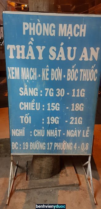 Phòng Khám Y Học Cổ Truyền Thầy Sáu An 8 Hồ Chí Minh