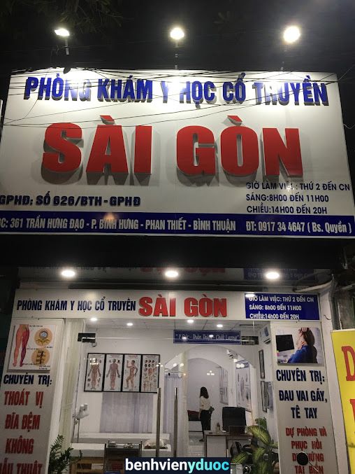 Phòng khám YHCT Sài Gòn Phan Thiết Bình Thuận