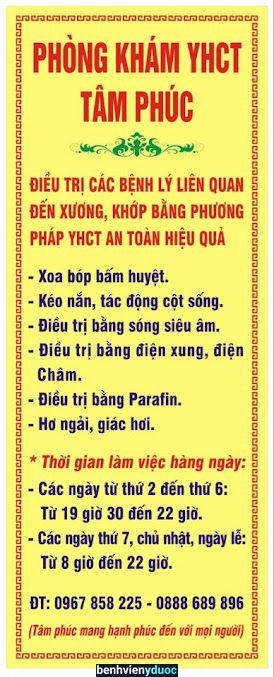 Phòng khám yhct Tâm Phúc Hà Giang Hà Giang