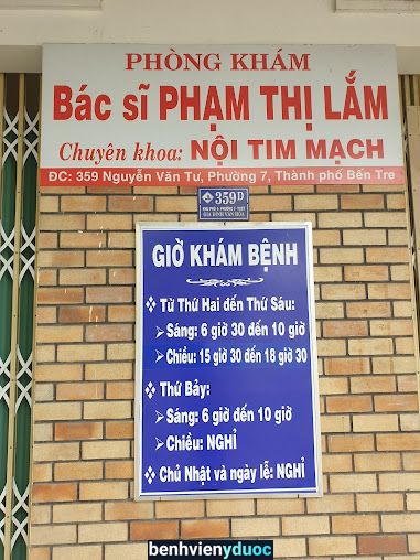 PHÒNG MẠCH BÁC SĨ LẮM - NỘI TIM MẠCH Bến Tre Bến Tre