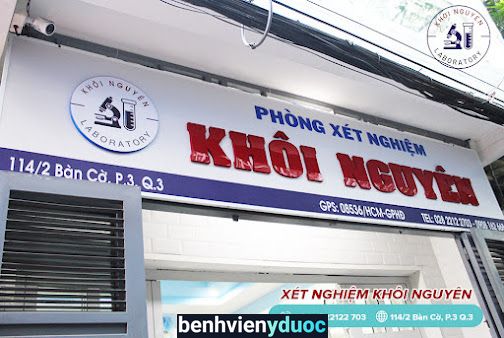 PHÒNG XÉT NGHIỆM KHÔI NGUYÊN 3 Hồ Chí Minh