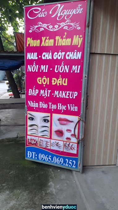 Phun xăm cúc nguyễn Quỳnh Phụ Thái Bình