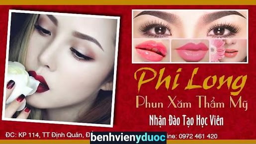 Phun Xăm Thẩm Mỹ Phi Long Định Quán Đồng Nai