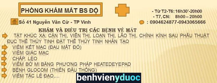 Pk mắt Bs Độ Vinh Nghệ An