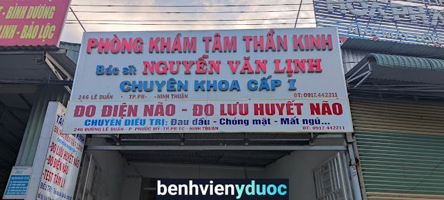 PK Tâm Thần Kinh BS. Nguyễn Văn Lịnh Phan Rang-Tháp Chàm Ninh Thuận