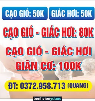 Quang Trị liệu đau lưng ,vai gáy ,cạo gió ,giác hơi Tuy Phước Bình Định