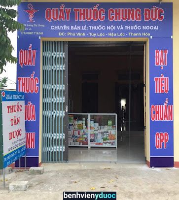 Quầy thuốc Chung Đức Hậu Lộc Thanh Hóa