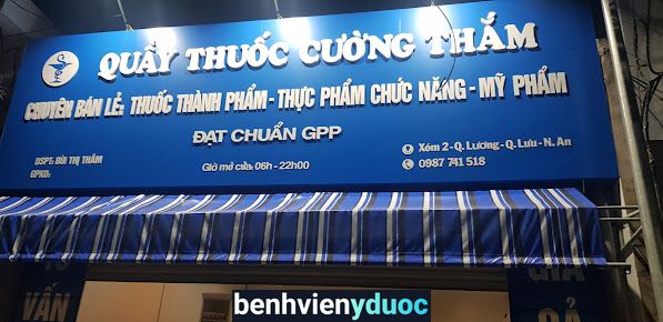 Quầy Thuốc Cường Thắm Quỳnh Lưu Nghệ An